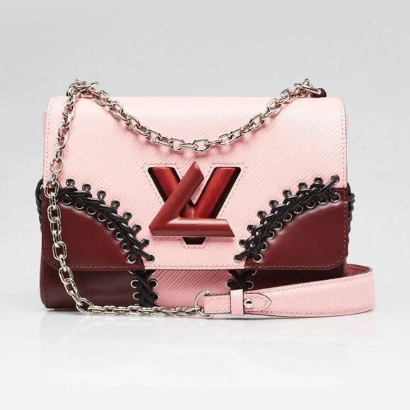 Louis Vuitton Pink Epi Leather Braid Work Twist MM Bag - Picture 1 of 11